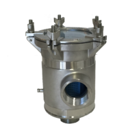 BSP Thread Bottom In/Side Out Strainer with Clear Lid