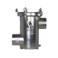 BSP Thread Side In/Side Out Strainer with Clear Lid