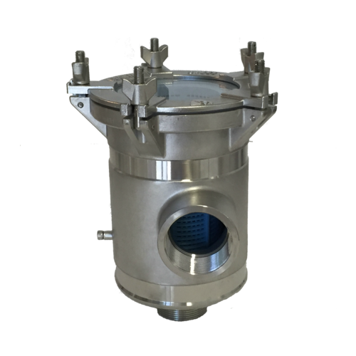 BSP Thread Bottom In/Side Out Strainer with Clear Lid [Size:1 inch]