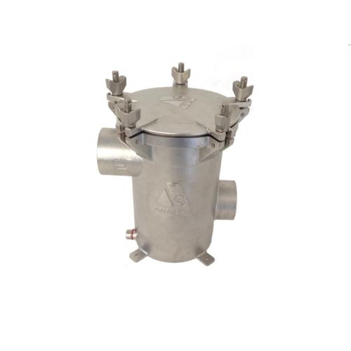 BSP Thread Side In/Side Out Strainer with Solid Lid [Size:1 inch]