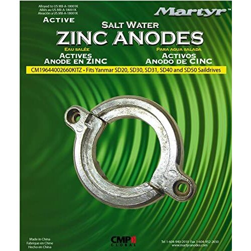 Yanmar Zinc Split Ring Anode