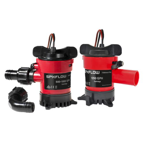 Cartridge Bilge Pump [Size: 500 GPH 12V]