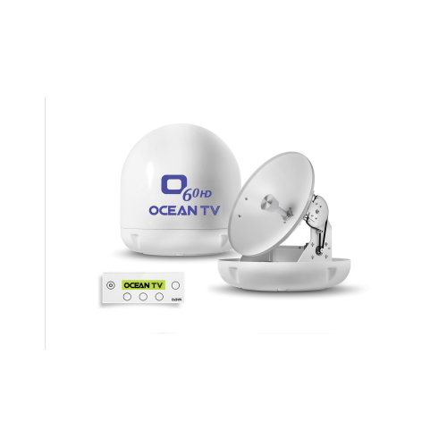 OCEAN TV Marine Satellite Antenna 60cm White